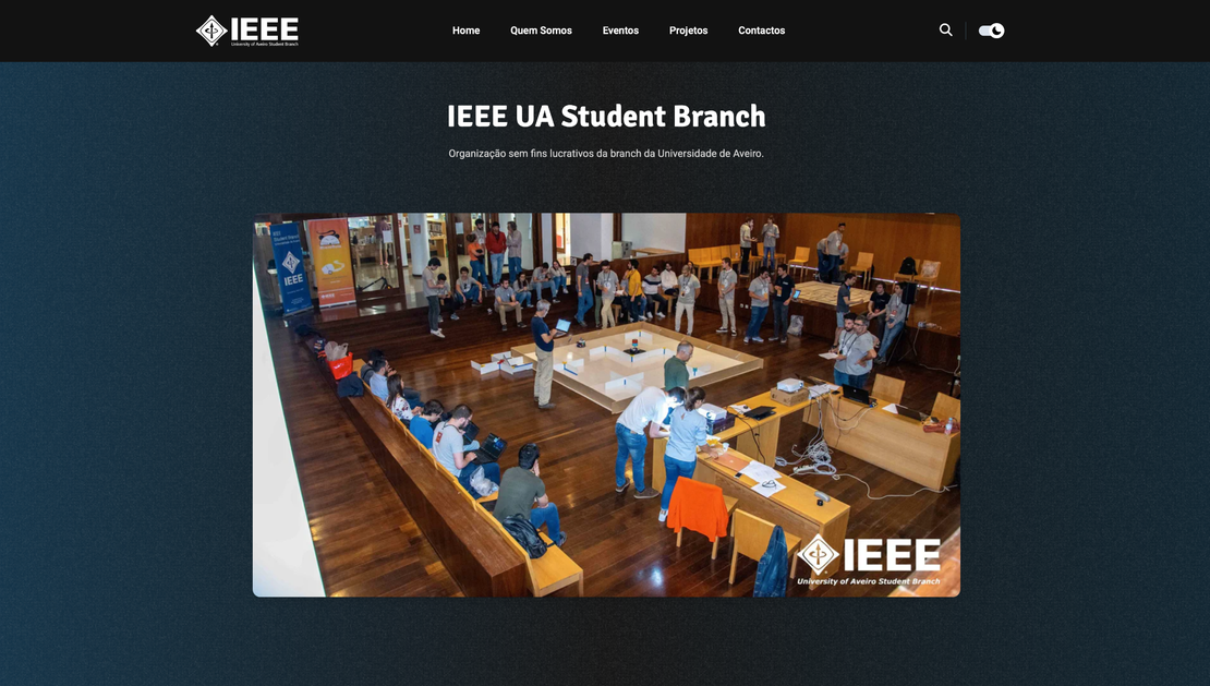Criação do Website do IEEE UA SB